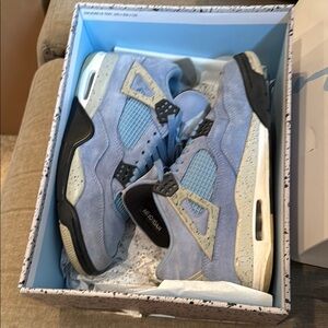 Jordan Blue and Black Sneakers